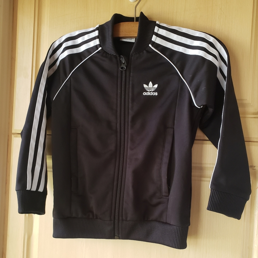 Adidas Kids Black Jacket